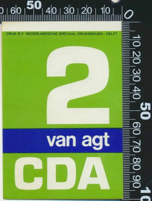CDA - Lijst 2 - Van Agt (2)